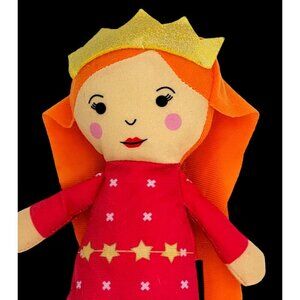 Fairy Queen Princess Cloth Doll 12" Pink Outfit Glitter Crown MGS Group 2017